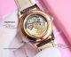 Replica Patek Philippe coffee dial rose gold diamond bezel multi-function chronograph watch (5)_th.jpg